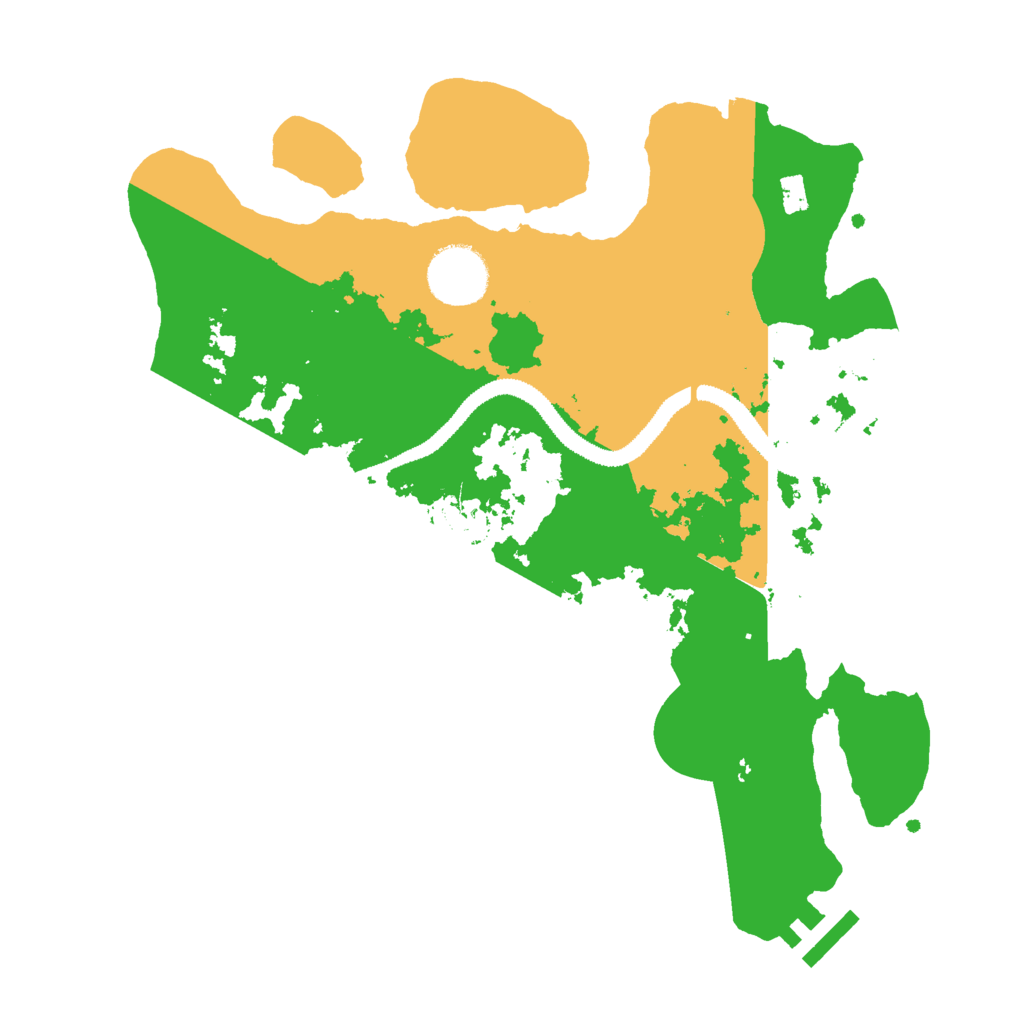 Biome Rust Map: Procedural Map, Size: 3000, Seed: 3745754