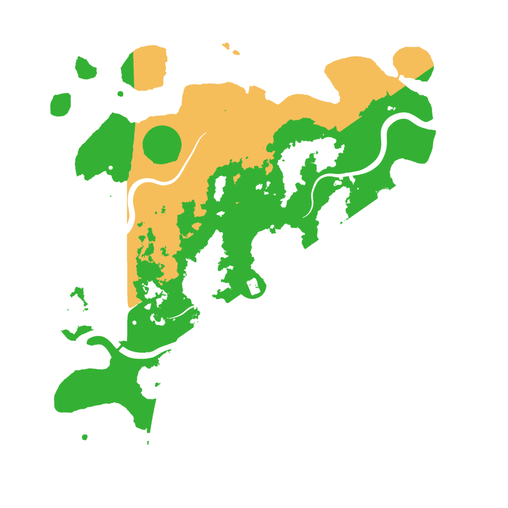 Biome Rust Map: Procedural Map, Size: 3500, Seed: 4267