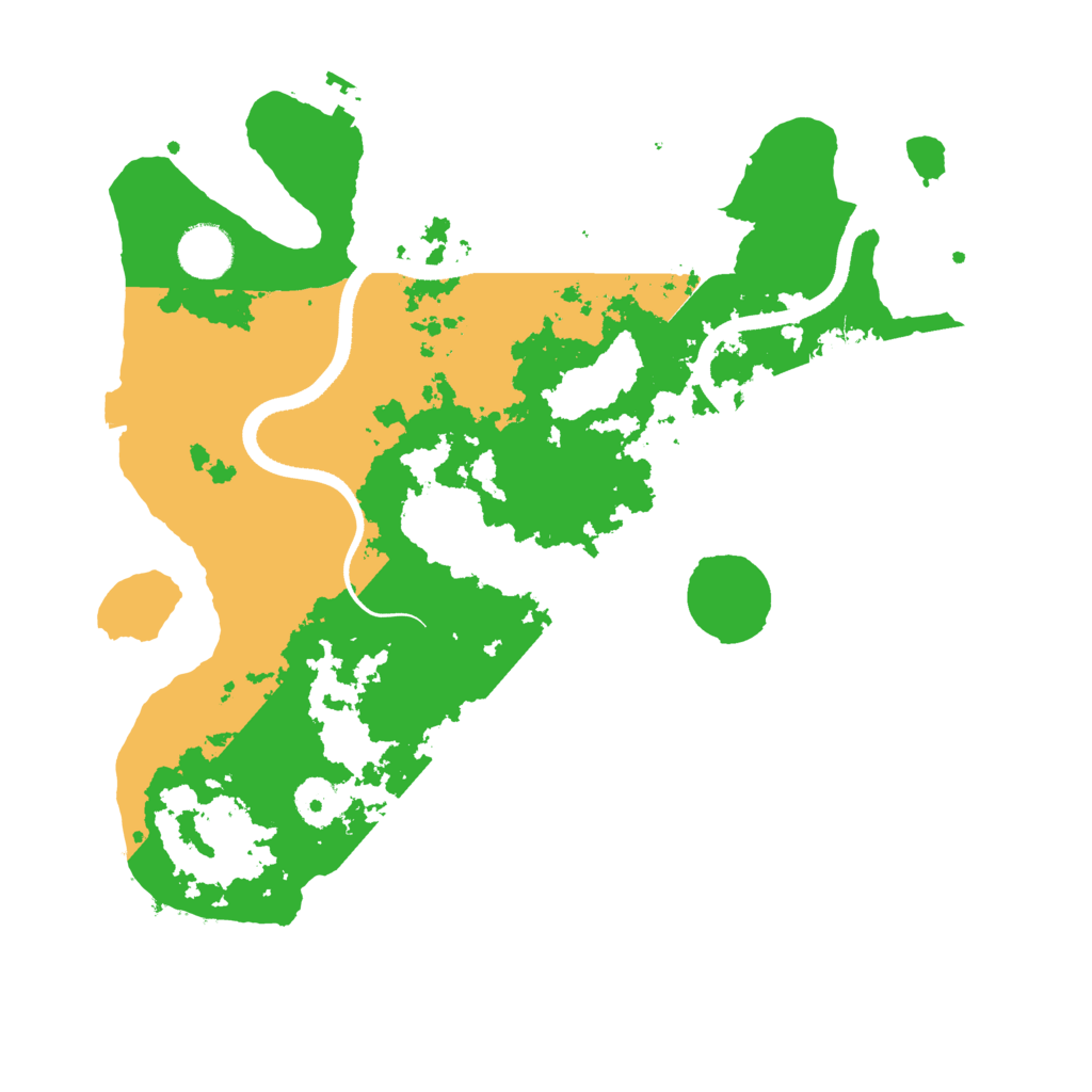 Biome Rust Map: Procedural Map, Size: 3500, Seed: 1420805976