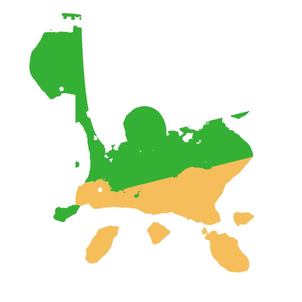 Biome Rust Map: Procedural Map, Size: 2000, Seed: 431617500