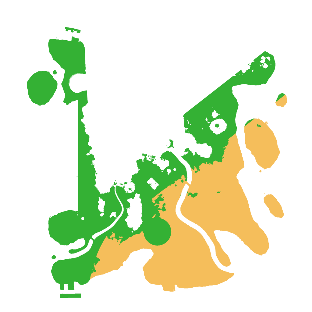 Biome Rust Map: Procedural Map, Size: 3000, Seed: 1765891009