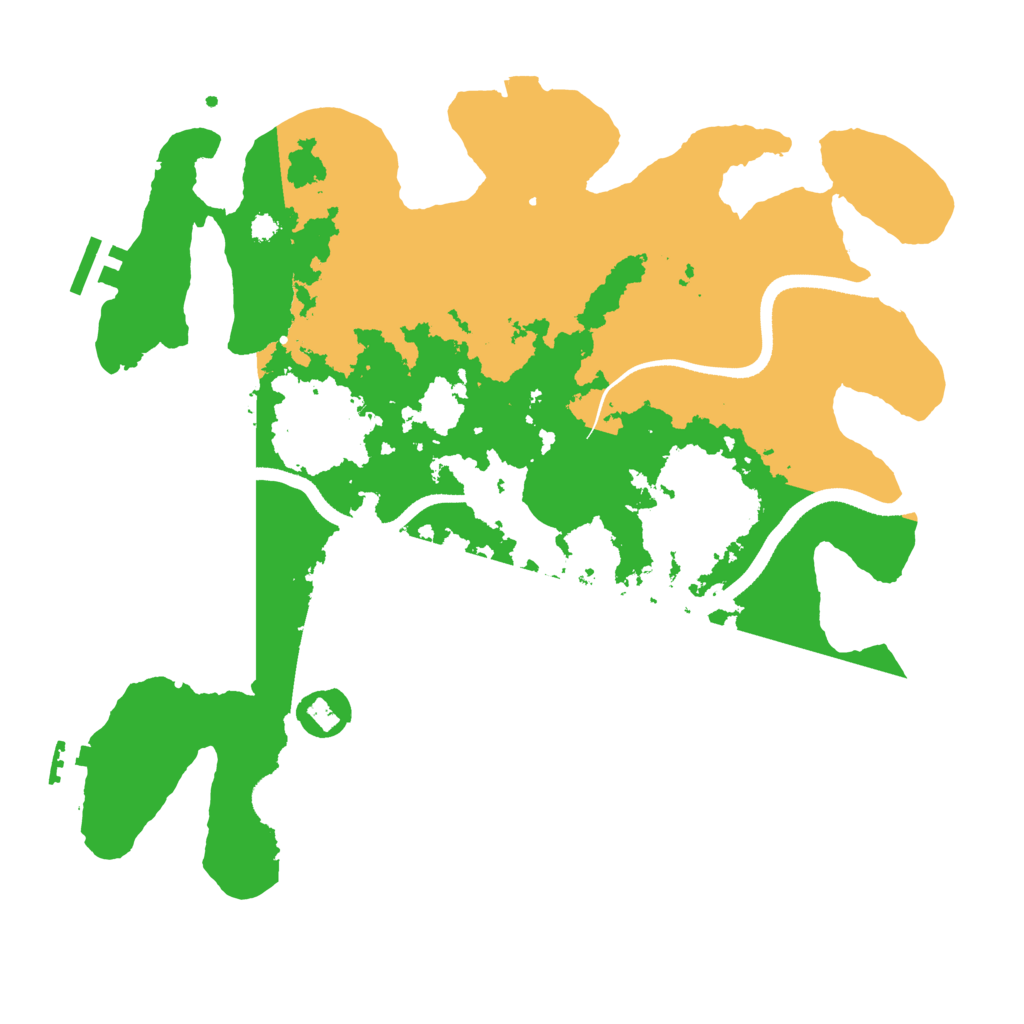 Biome Rust Map: Procedural Map, Size: 3500, Seed: 1044929417