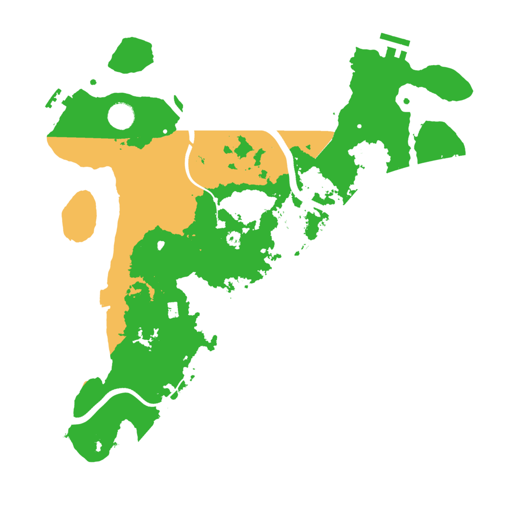 Biome Rust Map: Procedural Map, Size: 3500, Seed: 1007689521