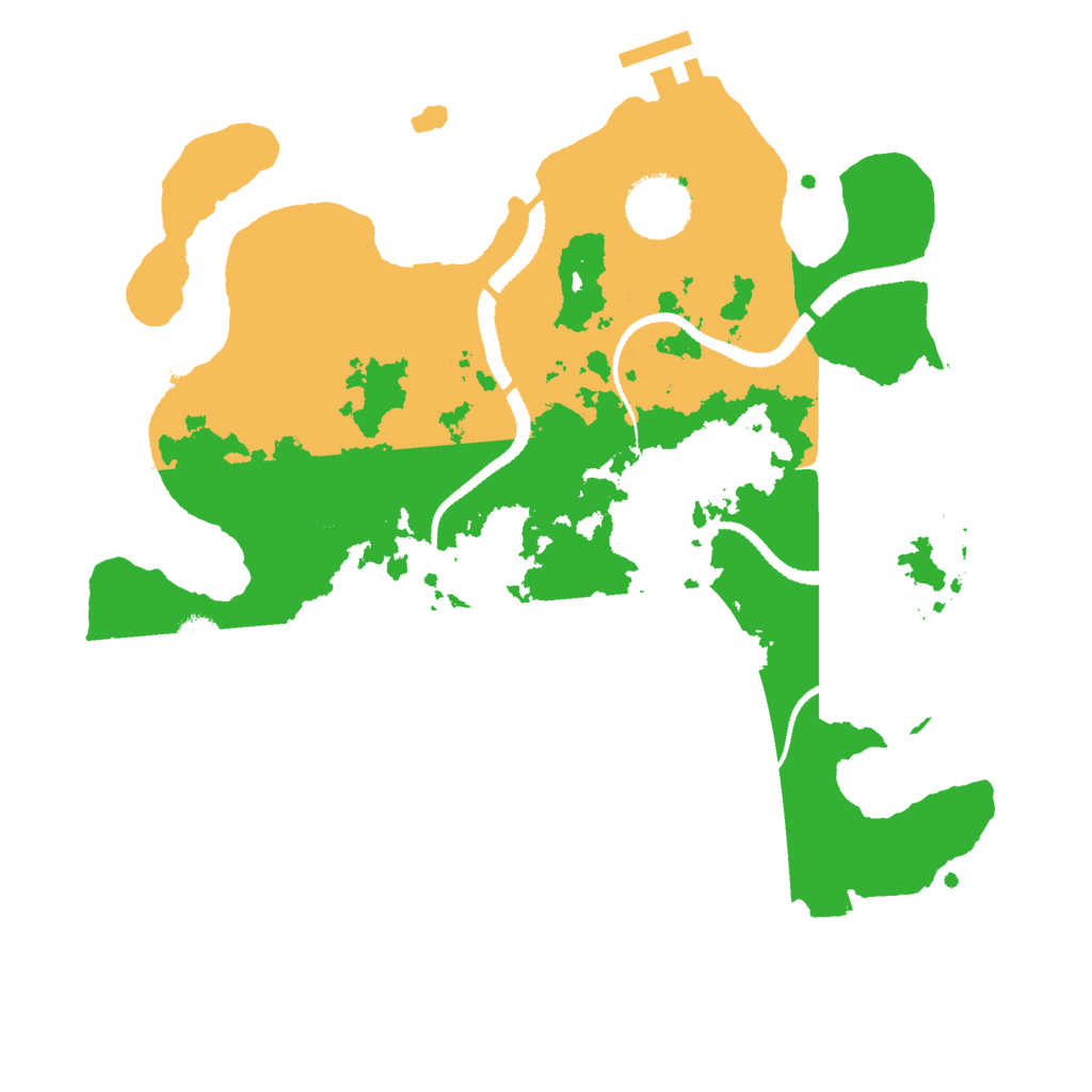 Biome Rust Map: Procedural Map, Size: 3000, Seed: 806091547