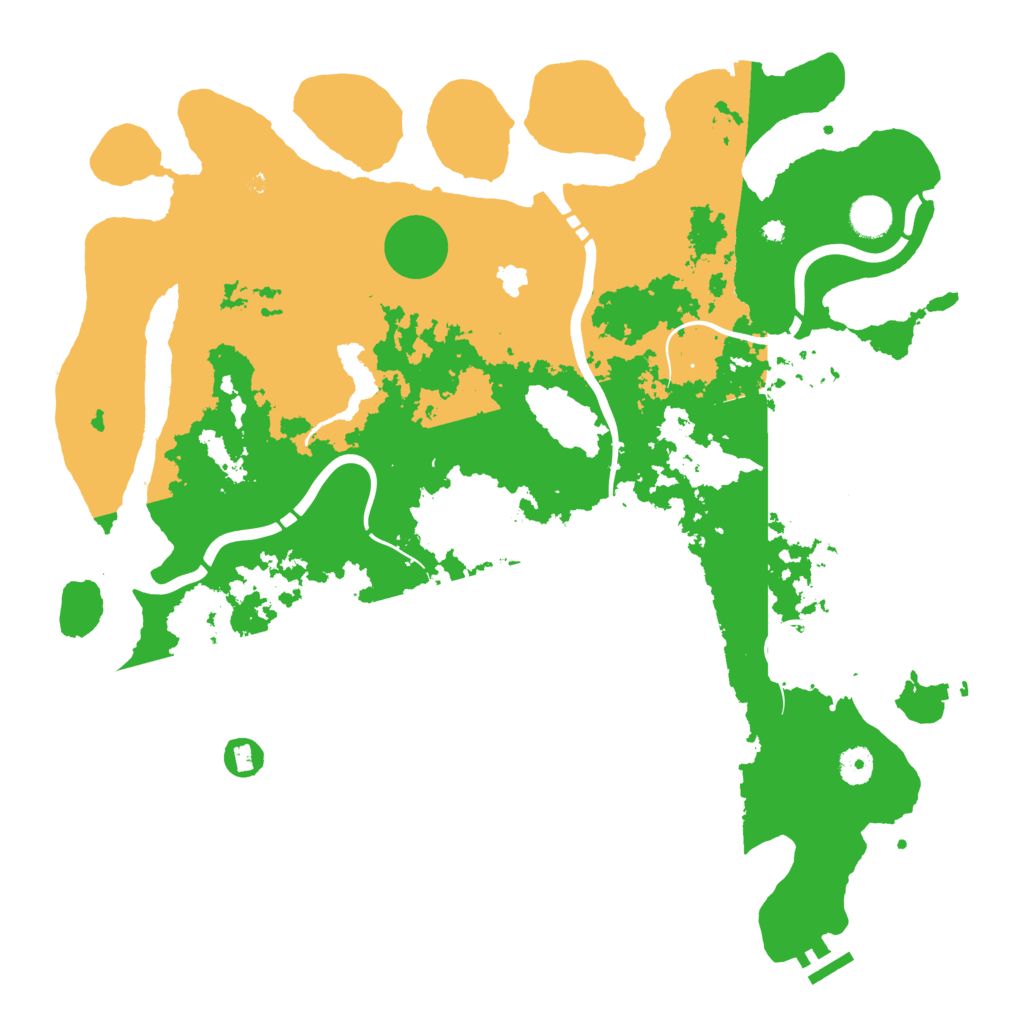 Biome Rust Map: Procedural Map, Size: 4250, Seed: 1727001006