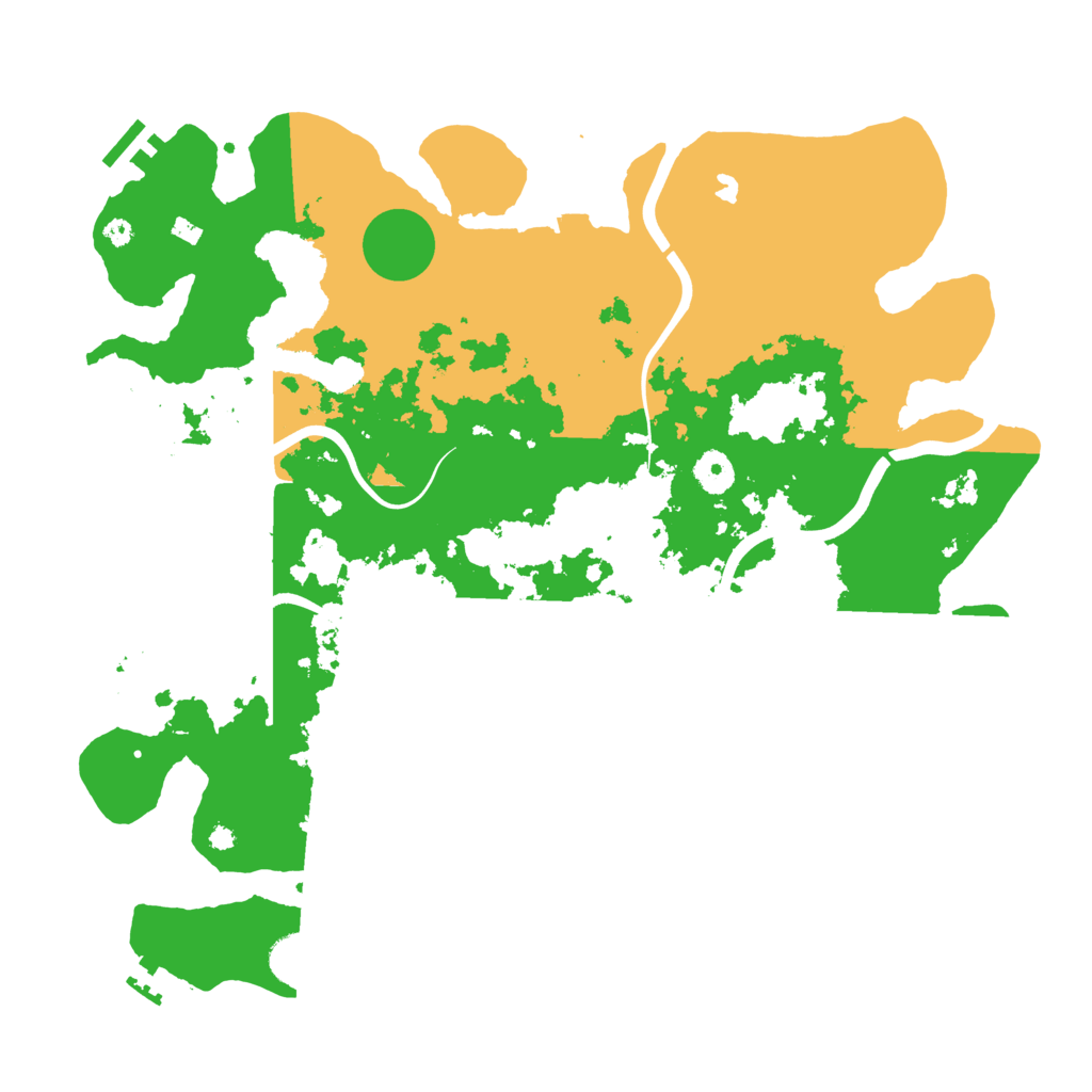 Biome Rust Map: Procedural Map, Size: 4000, Seed: 2028689019