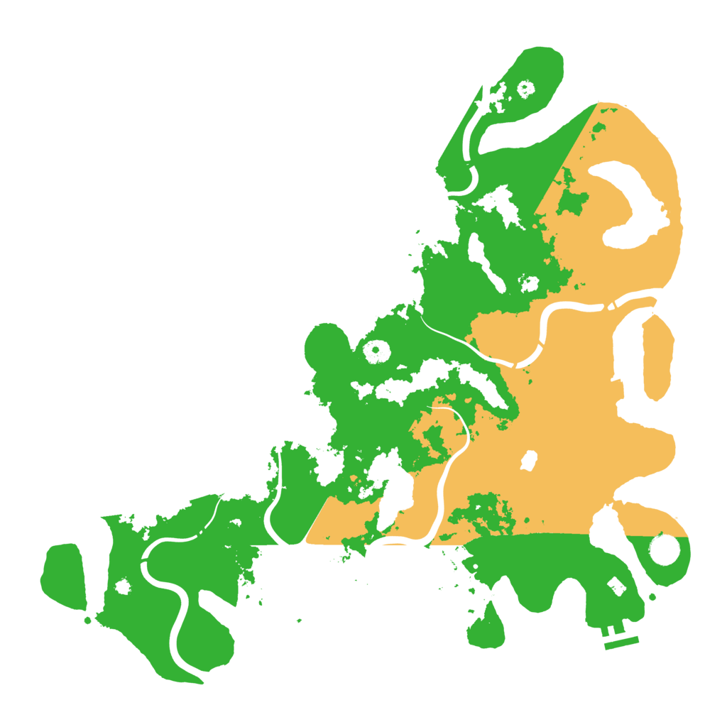 Biome Rust Map: Procedural Map, Size: 4250, Seed: 587535558
