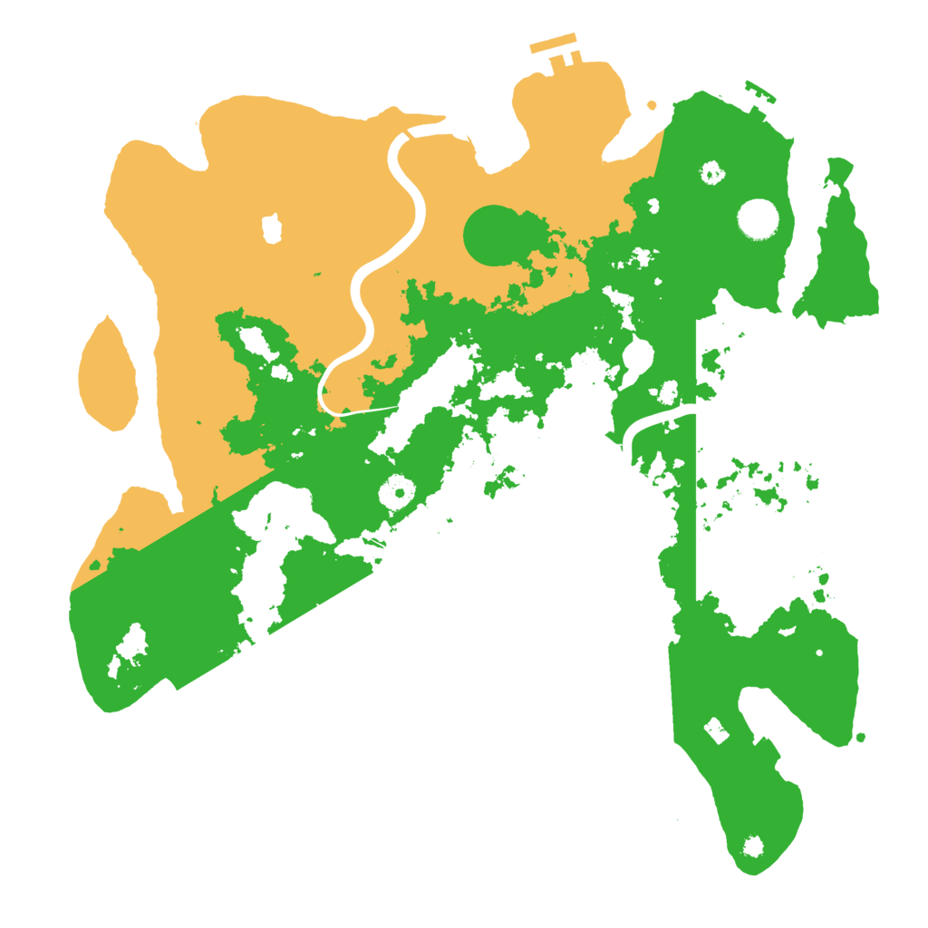 Biome Rust Map: Procedural Map, Size: 4000, Seed: 396509992