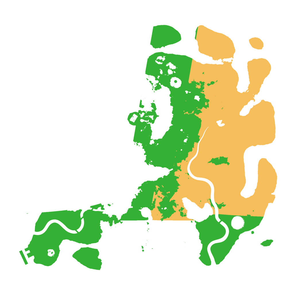Biome Rust Map: Procedural Map, Size: 4000, Seed: 1774656101