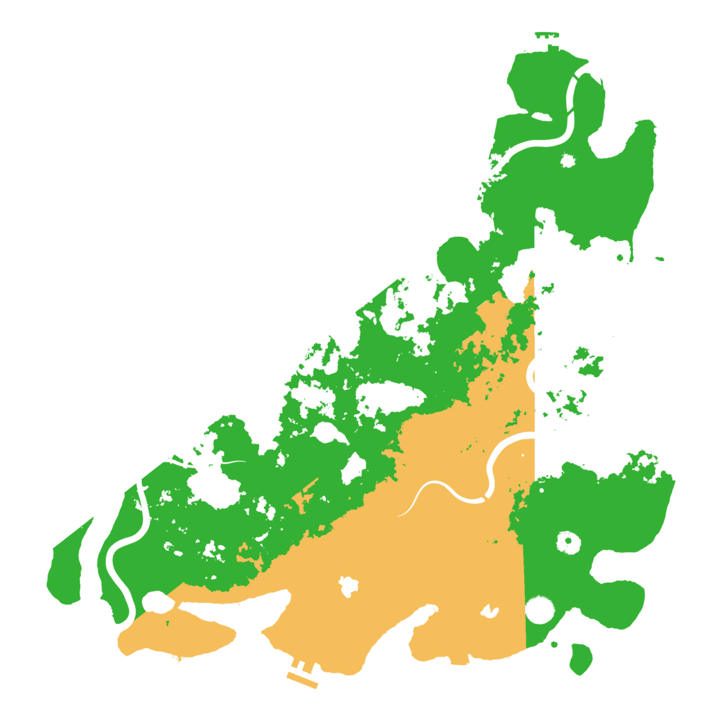 Biome Rust Map: Procedural Map, Size: 4500, Seed: 254036011