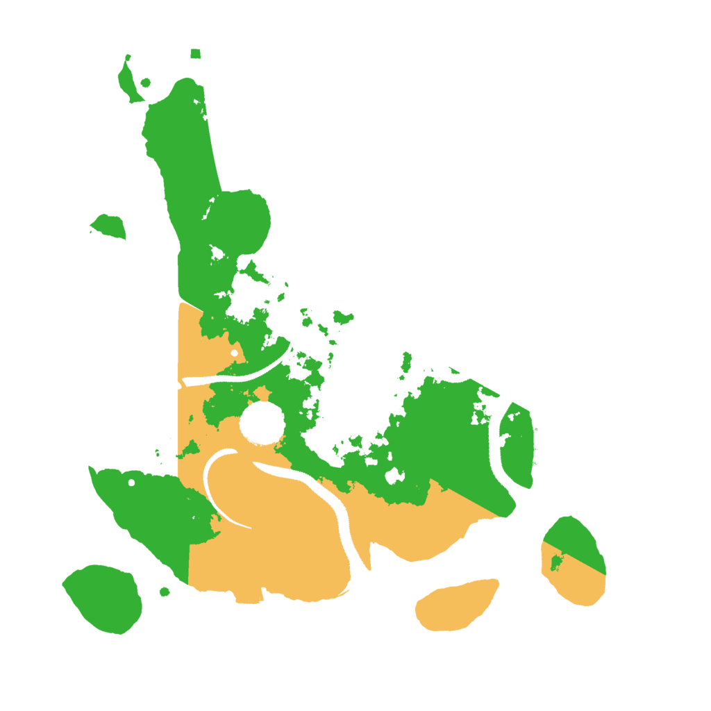 Biome Rust Map: Procedural Map, Size: 3000, Seed: 85352889