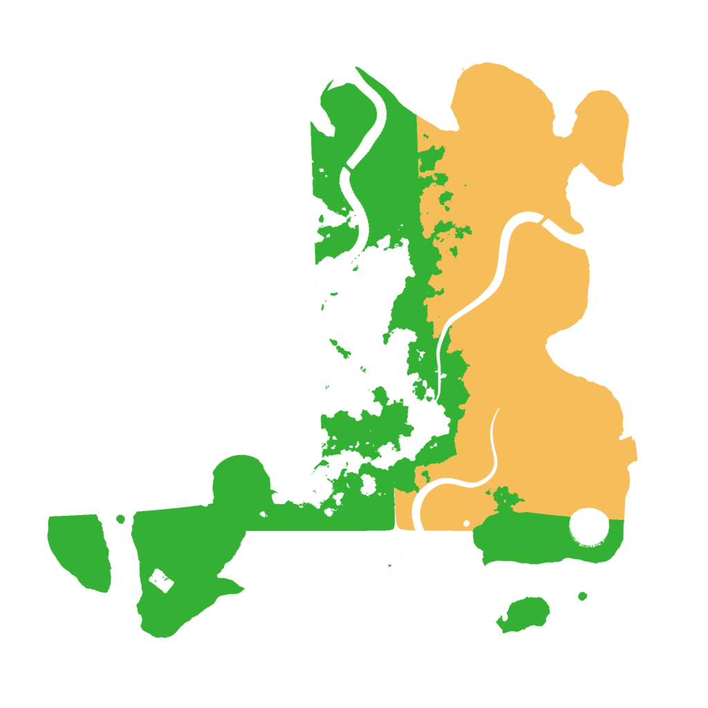 Biome Rust Map: Procedural Map, Size: 3250, Seed: 879390443