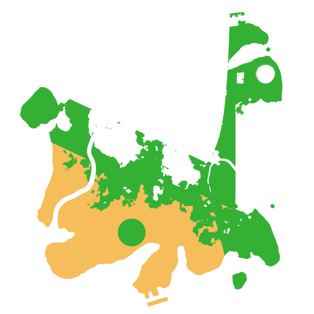 Biome Rust Map: Procedural Map, Size: 3000, Seed: 40397462