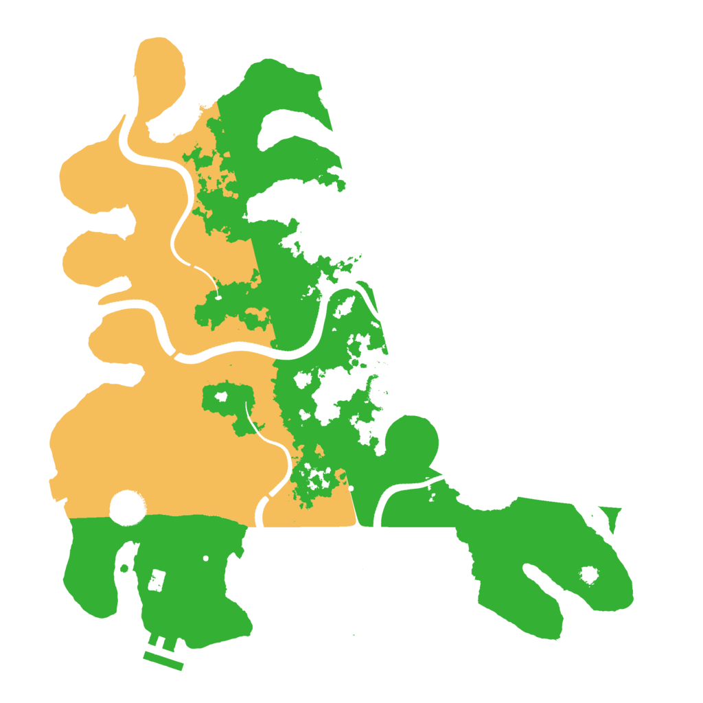 Biome Rust Map: Procedural Map, Size: 3500, Seed: 916789