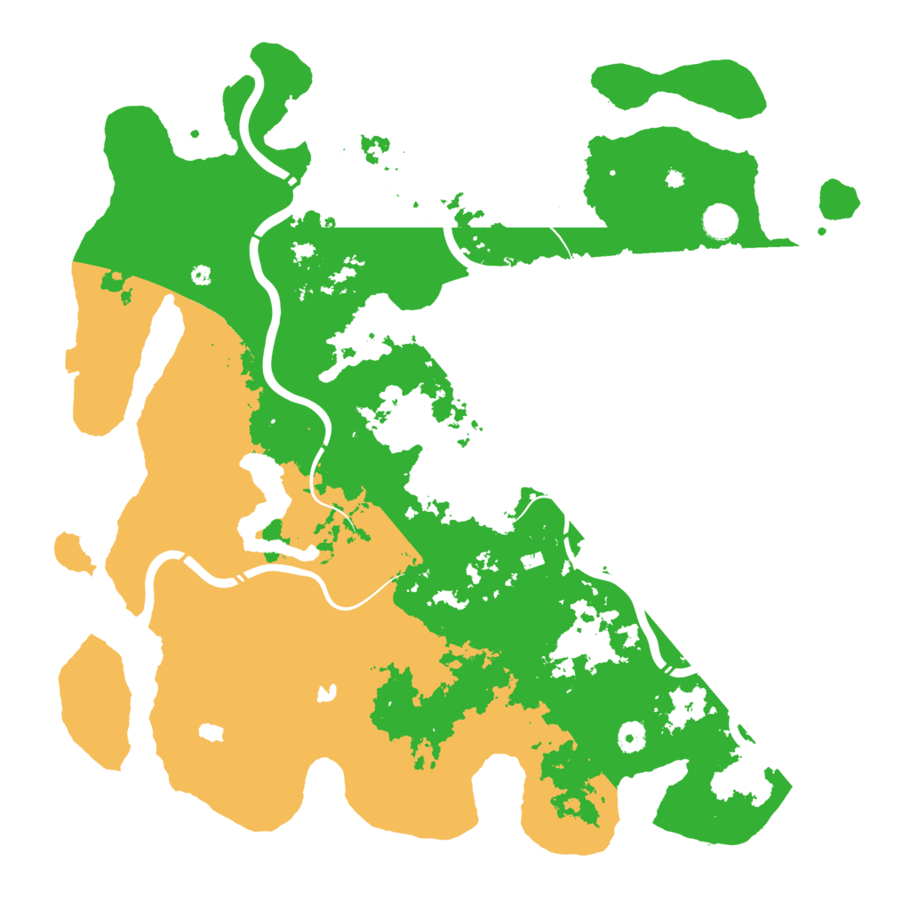 Biome Rust Map: Procedural Map, Size: 4500, Seed: 2063966634