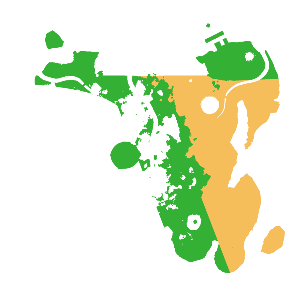 Biome Rust Map: Procedural Map, Size: 3000, Seed: 219928493
