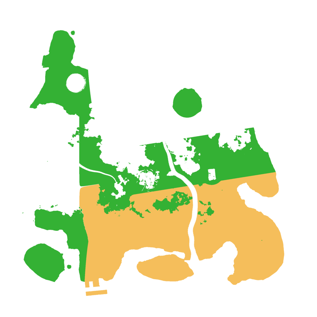 Biome Rust Map: Procedural Map, Size: 3000, Seed: 2763549