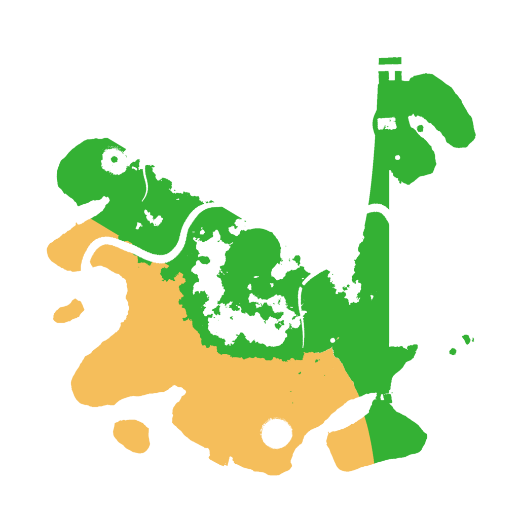 Biome Rust Map: Procedural Map, Size: 3000, Seed: 456453637