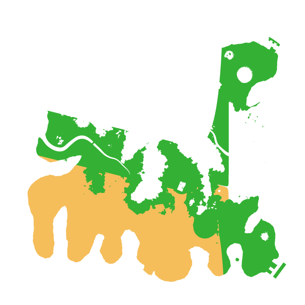 Biome Rust Map: Procedural Map, Size: 3500, Seed: 1097501715