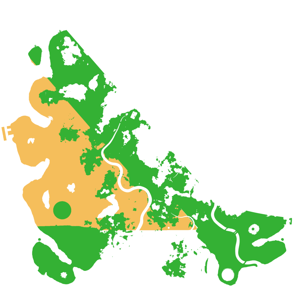 Biome Rust Map: Procedural Map, Size: 4500, Seed: 871609473