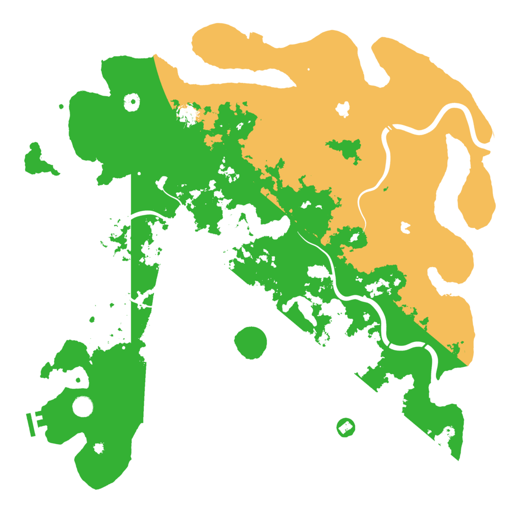 Biome Rust Map: Procedural Map, Size: 4500, Seed: 280030262