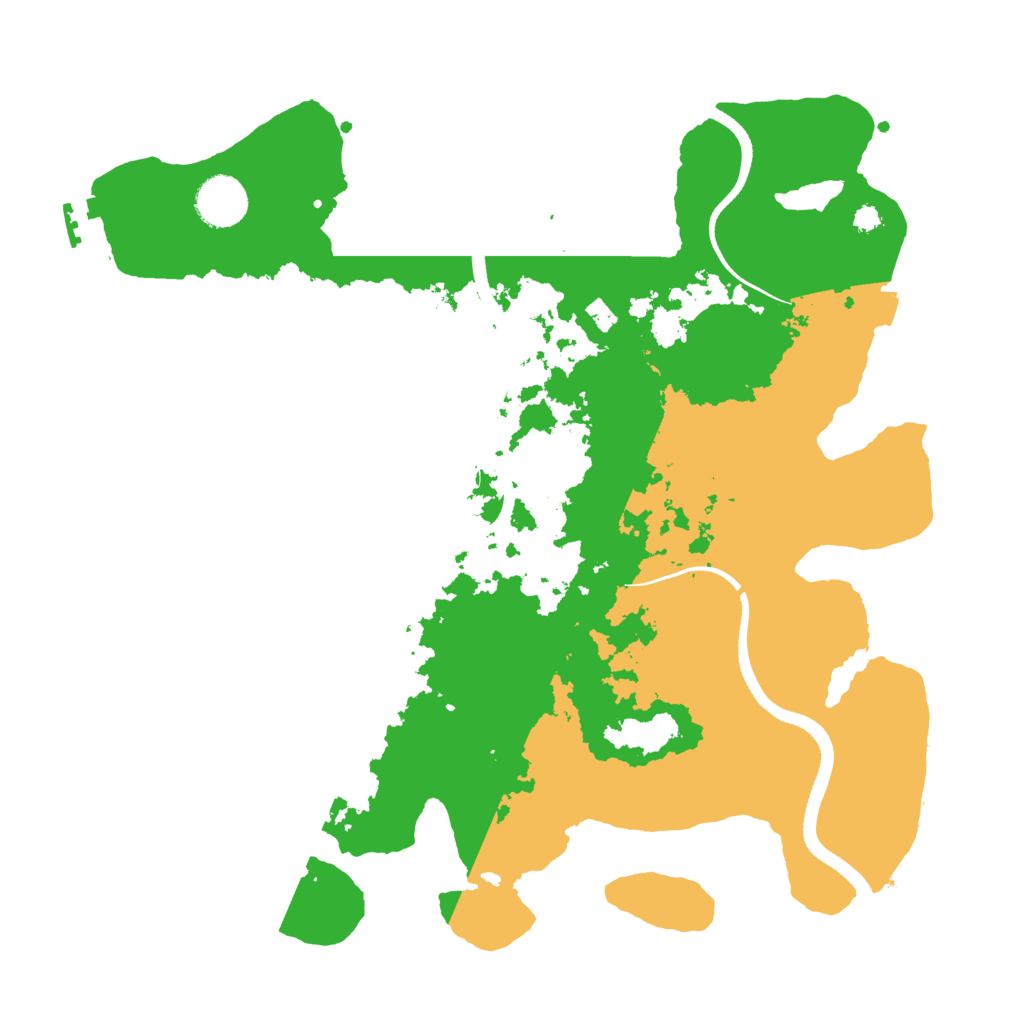Biome Rust Map: Procedural Map, Size: 3500, Seed: 1018683284