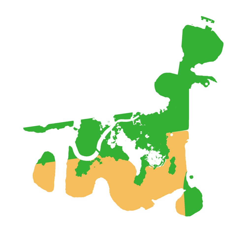 Biome Rust Map: Procedural Map, Size: 2700, Seed: 1774699234
