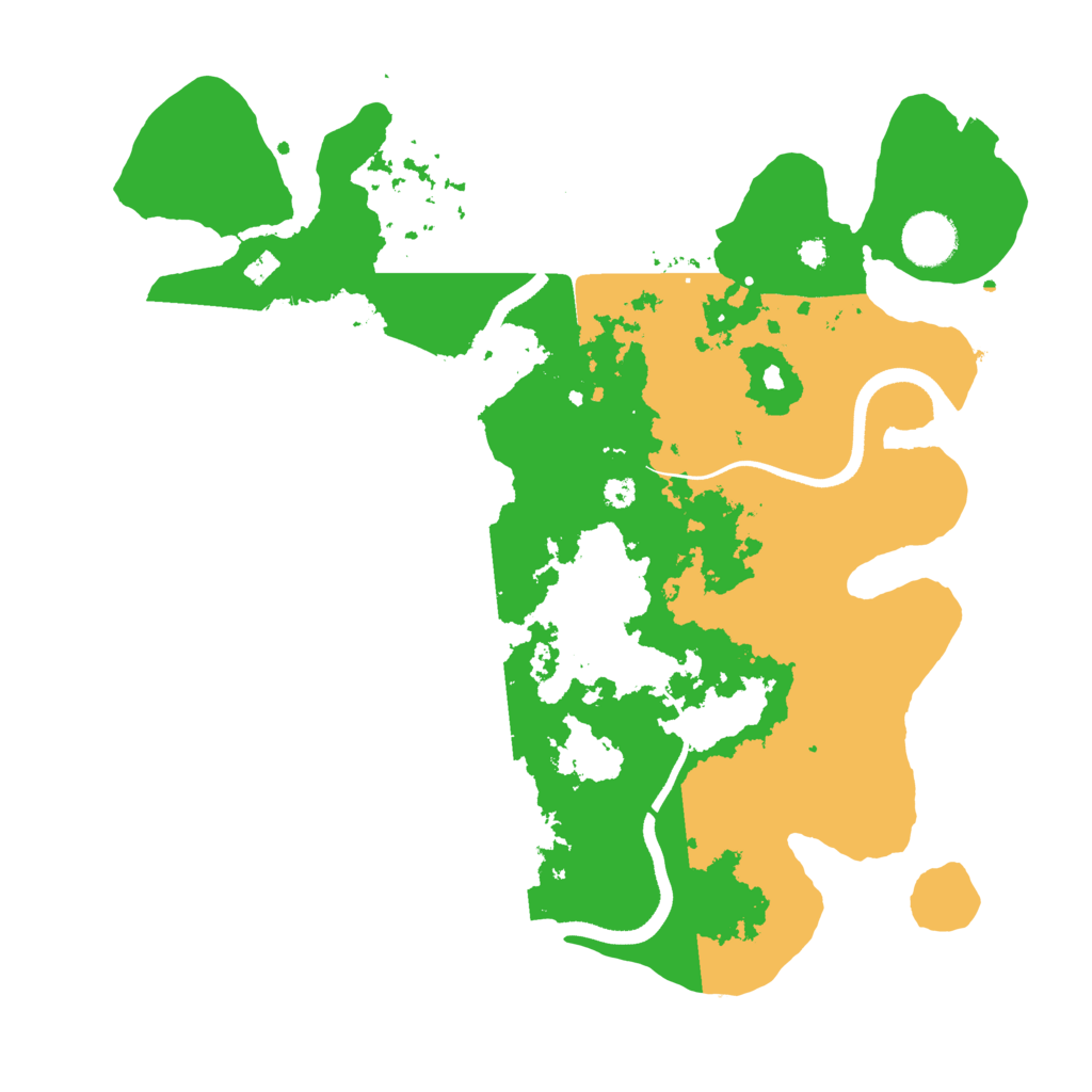 Biome Rust Map: Procedural Map, Size: 3500, Seed: 775215415