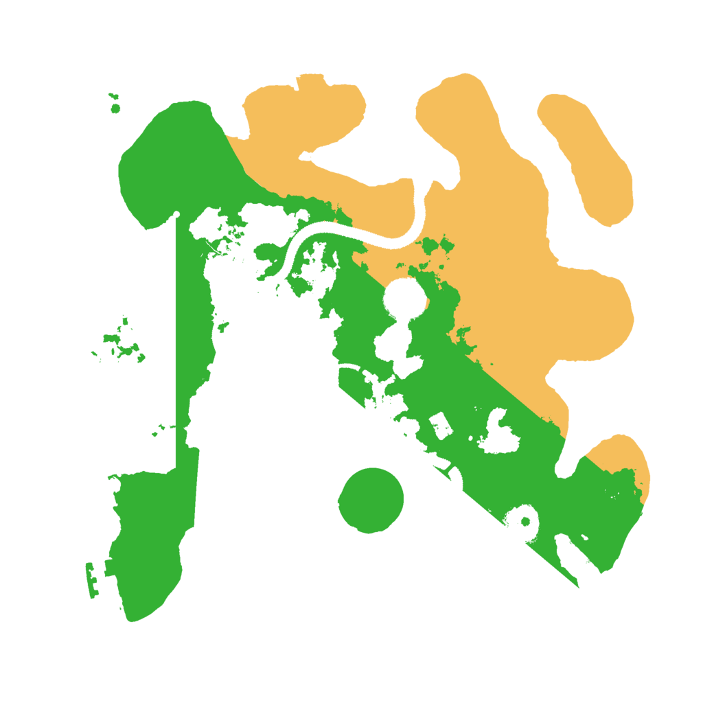 Biome Rust Map: Procedural Map, Size: 3000, Seed: 235854611