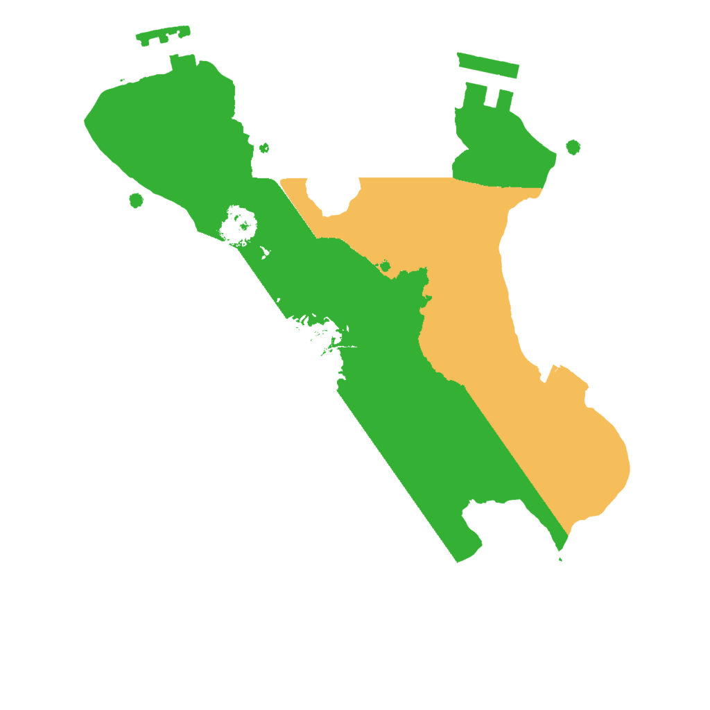 Biome Rust Map: Procedural Map, Size: 2000, Seed: 1412104854