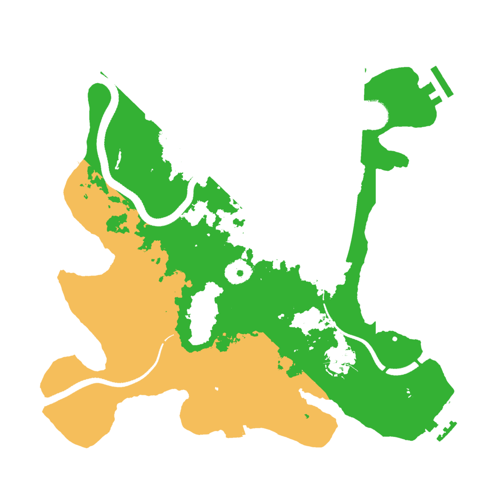 Biome Rust Map: Procedural Map, Size: 3000, Seed: 1776315489