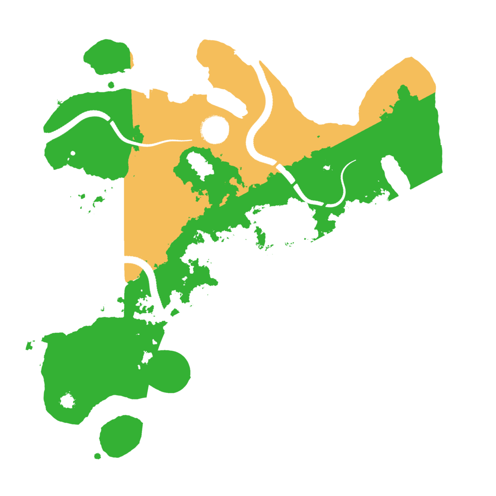 Biome Rust Map: Procedural Map, Size: 3105, Seed: 481981