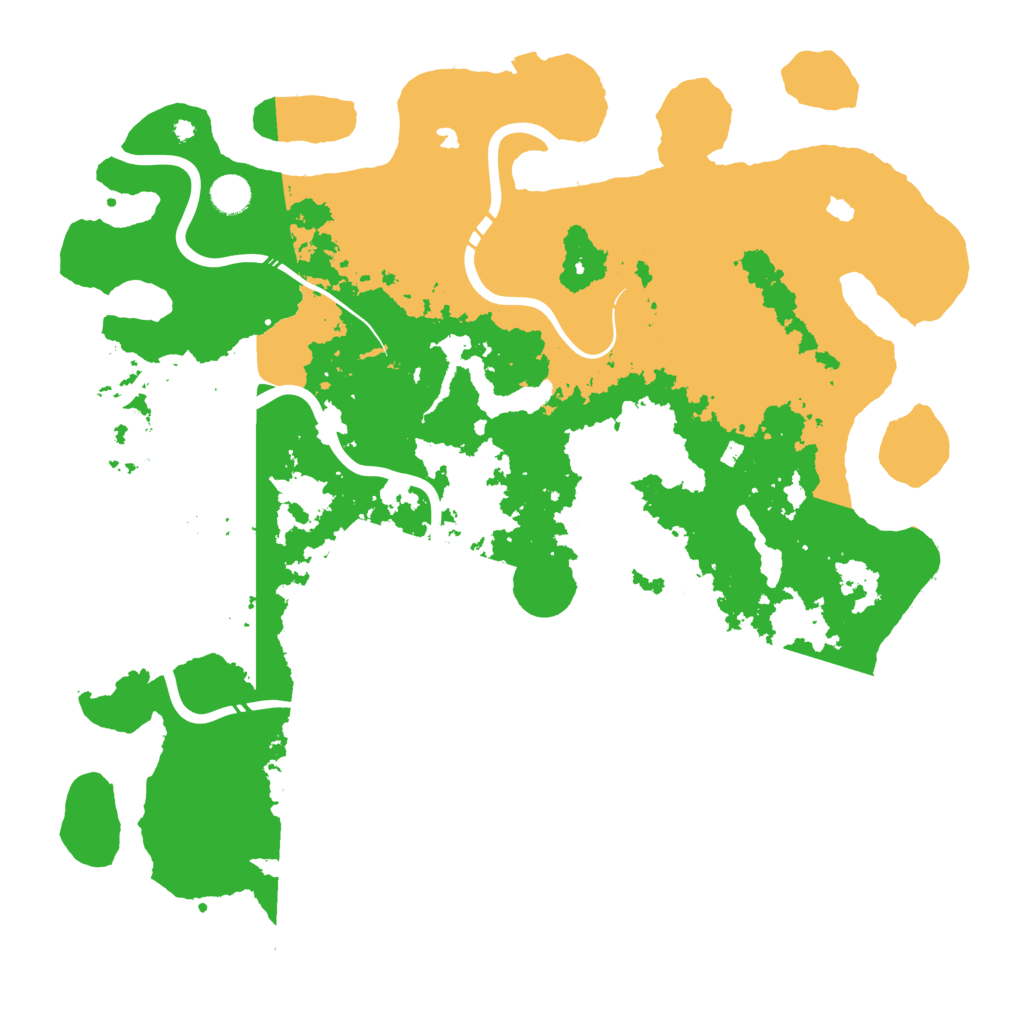 Biome Rust Map: Procedural Map, Size: 4500, Seed: 618602596
