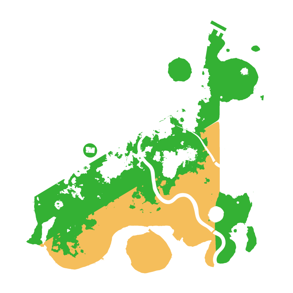 Biome Rust Map: Procedural Map, Size: 3500, Seed: 1765279329