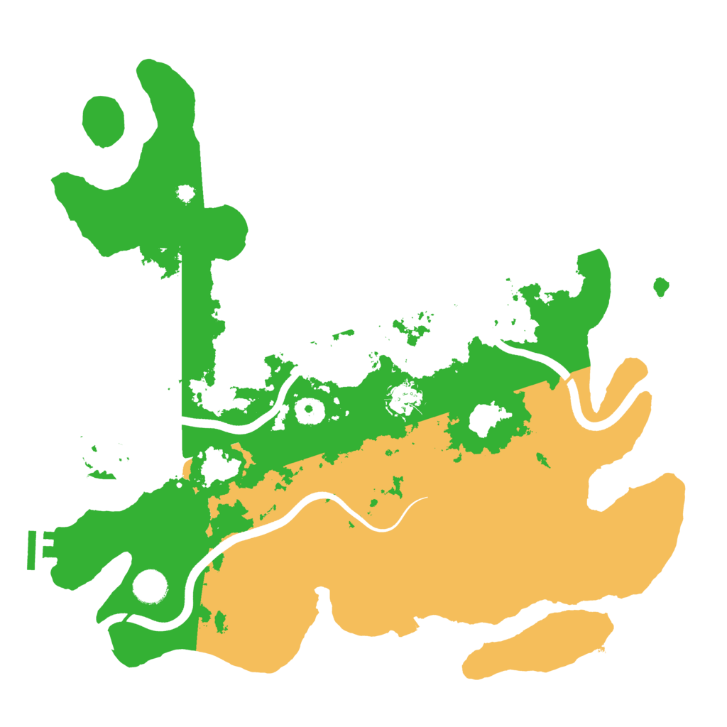 Biome Rust Map: Procedural Map, Size: 3750, Seed: 867840661