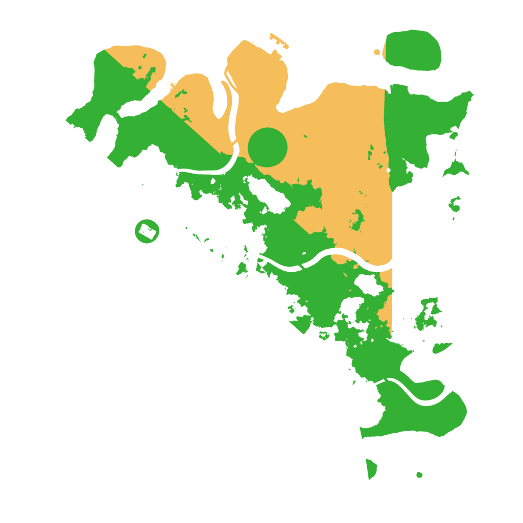Biome Rust Map: Procedural Map, Size: 3500, Seed: 2116042910