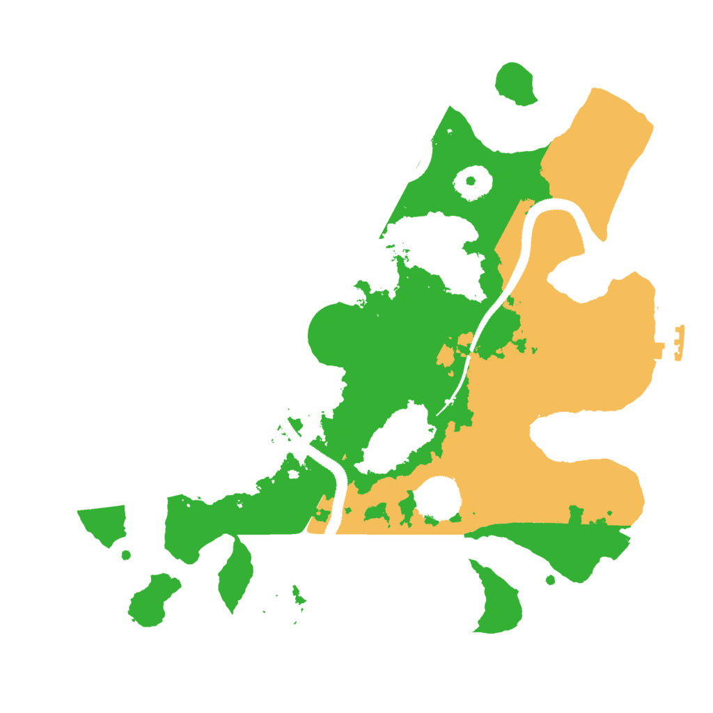 Biome Rust Map: Procedural Map, Size: 3000, Seed: 1482514016