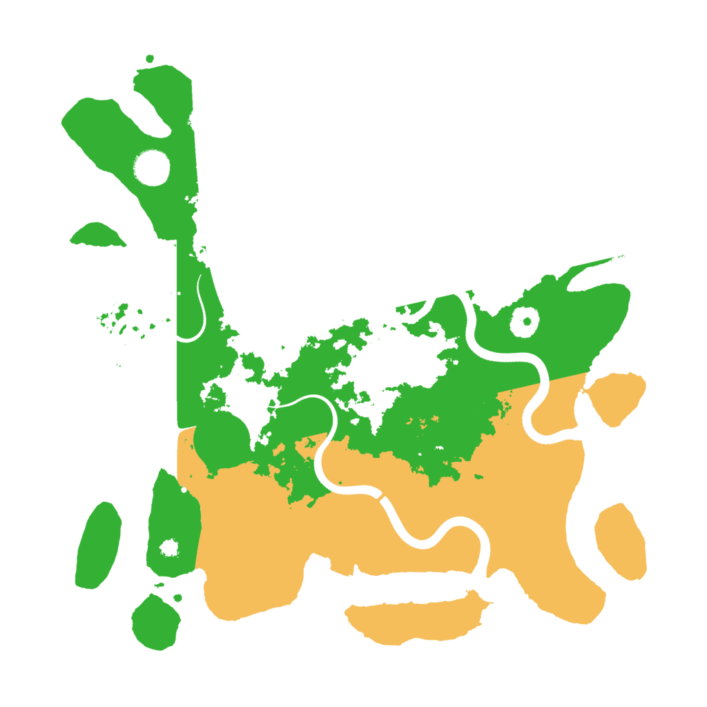 Biome Rust Map: Procedural Map, Size: 3500, Seed: 648265