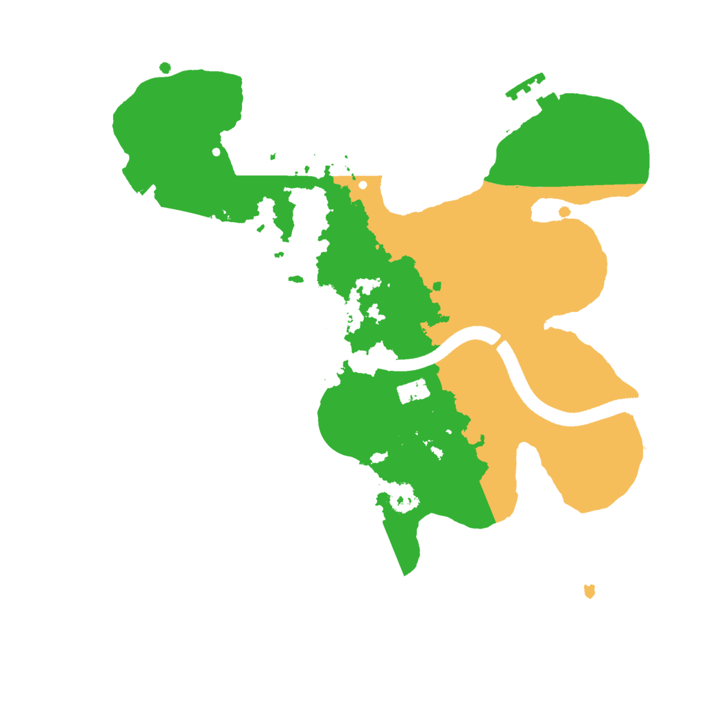Biome Rust Map: Procedural Map, Size: 2500, Seed: 573930120
