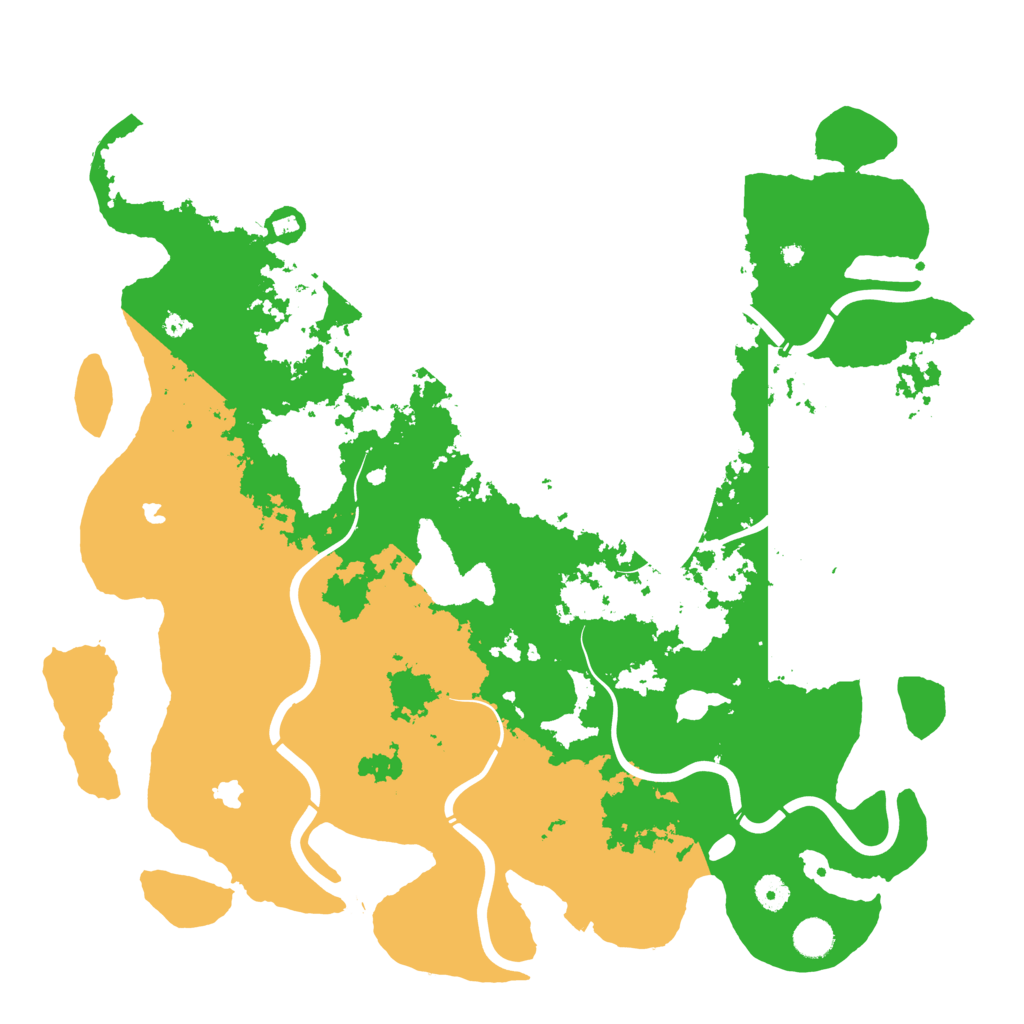 Biome Rust Map: Procedural Map, Size: 4500, Seed: 881752746