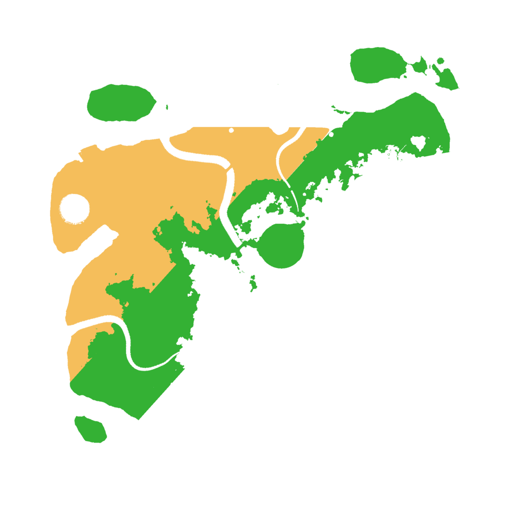 Biome Rust Map: Procedural Map, Size: 3000, Seed: 16031