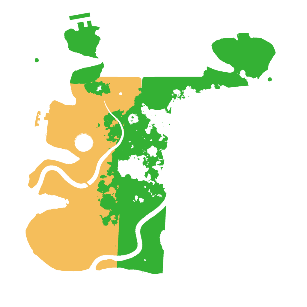 Biome Rust Map: Procedural Map, Size: 3000, Seed: 87963