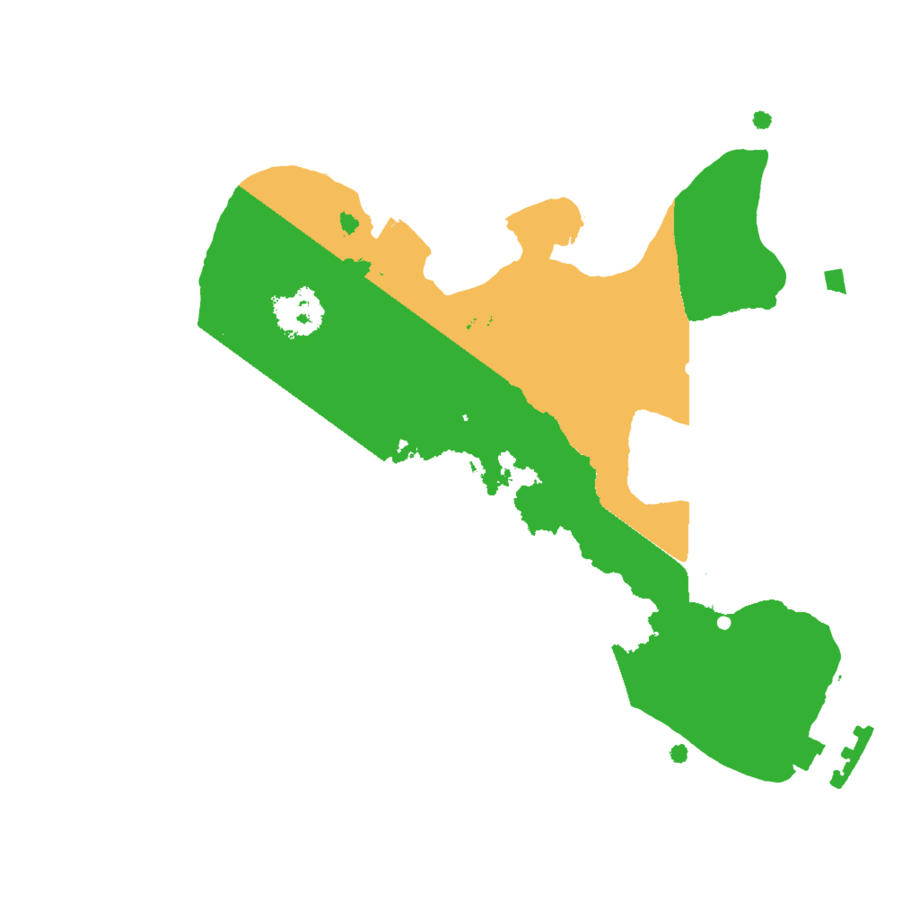 Biome Rust Map: Procedural Map, Size: 2000, Seed: 6179754