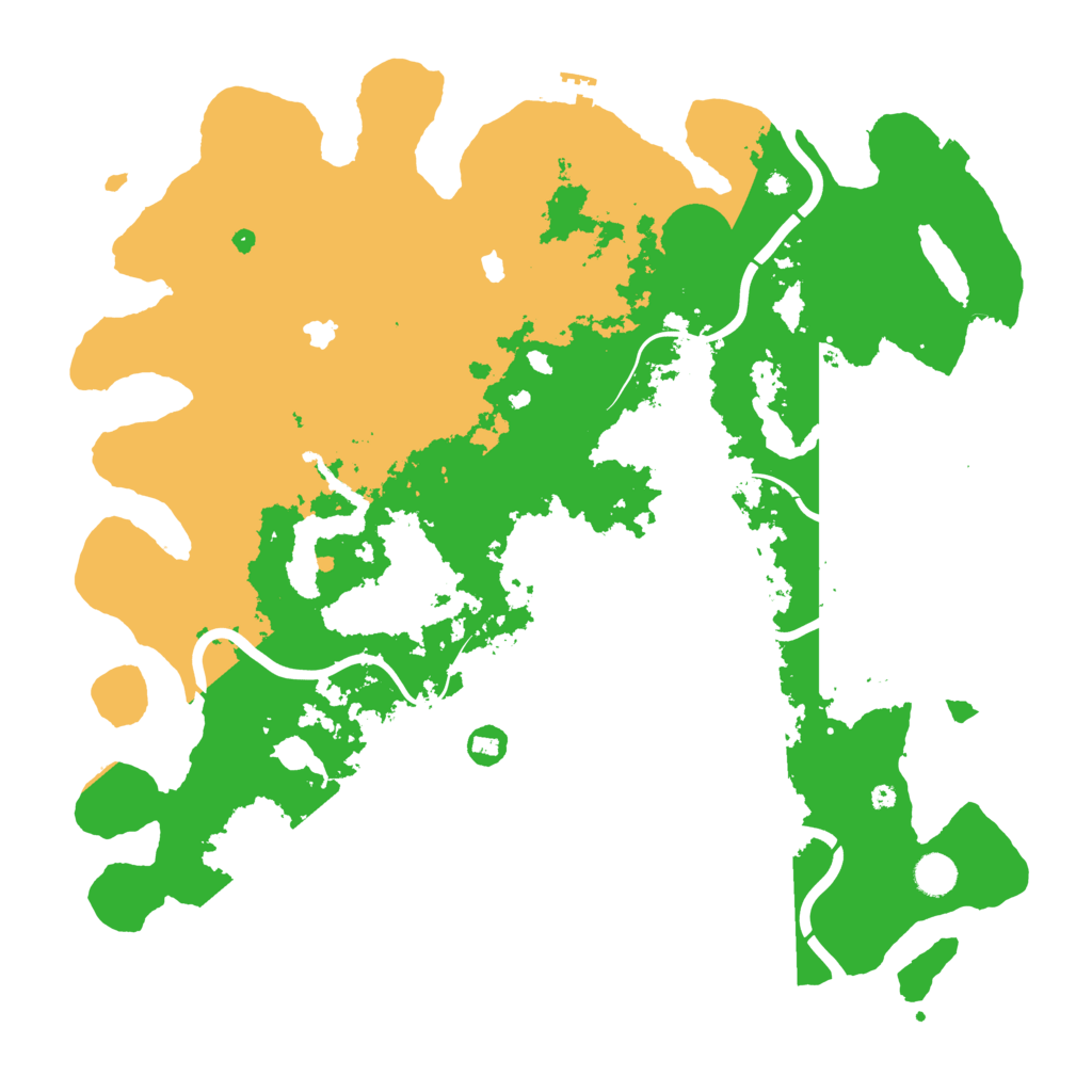 Biome Rust Map: Procedural Map, Size: 4500, Seed: 430084132