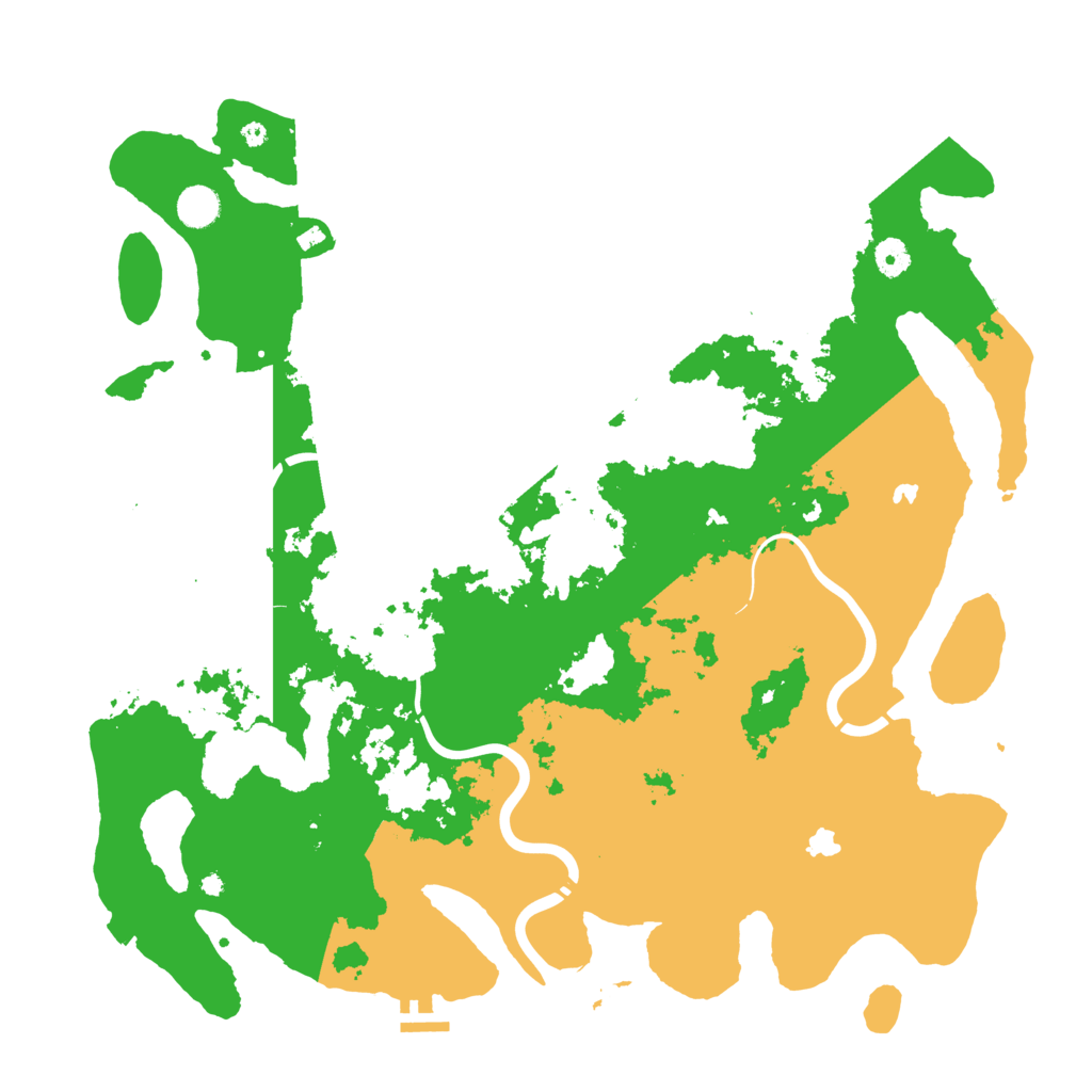 Biome Rust Map: Procedural Map, Size: 4500, Seed: 1395036149