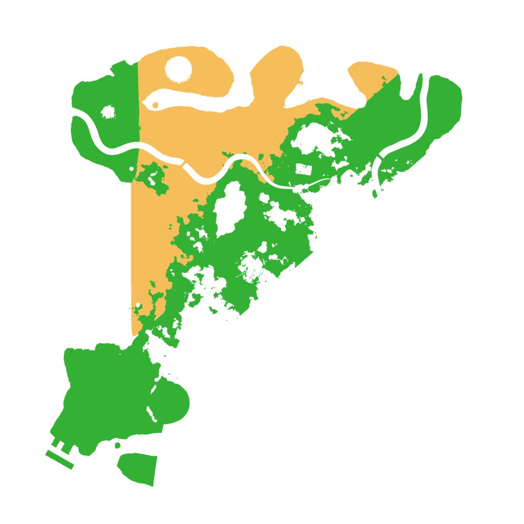 Biome Rust Map: Procedural Map, Size: 3500, Seed: 1387921570