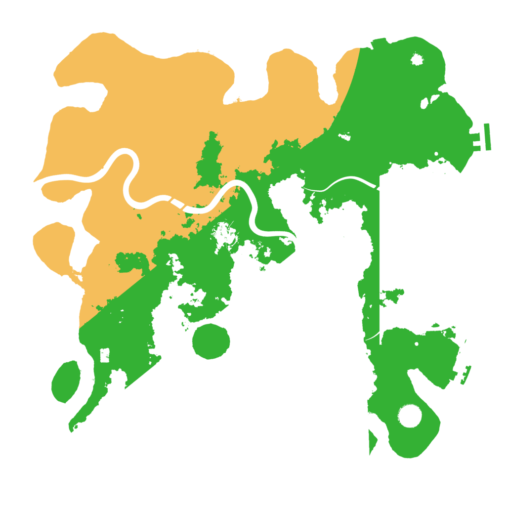 Biome Rust Map: Procedural Map, Size: 3800, Seed: 246629604