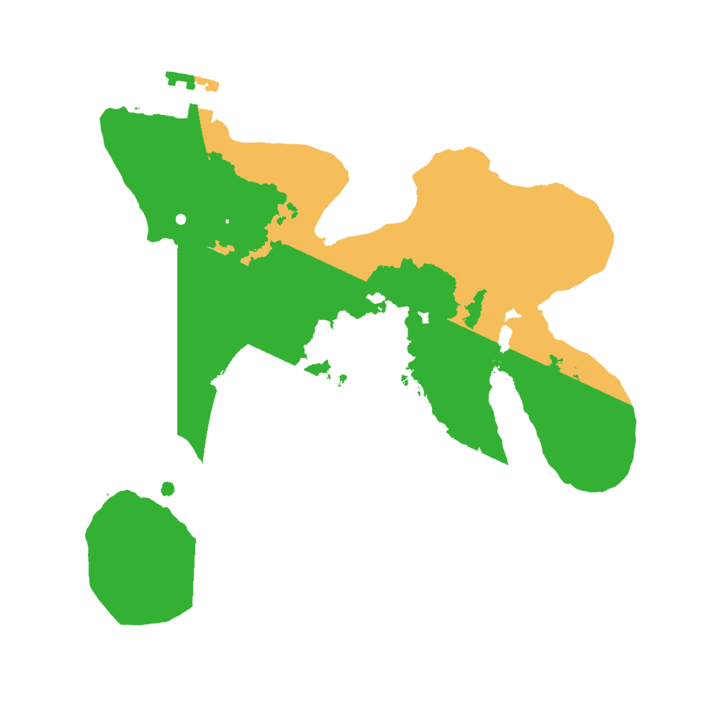 Biome Rust Map: Procedural Map, Size: 2000, Seed: 544446