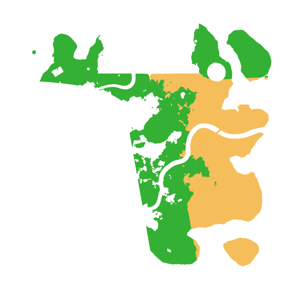 Biome Rust Map: Procedural Map, Size: 3000, Seed: 1178498279