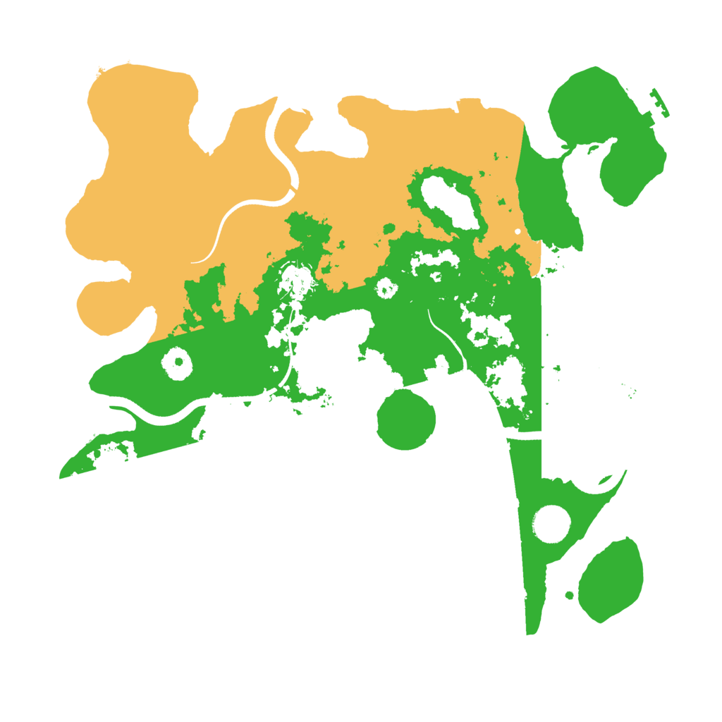Biome Rust Map: Procedural Map, Size: 3500, Seed: 723467959